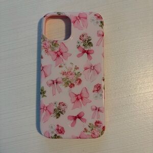 Velvet Caviar Posie Pink Bow iPhone 14 case